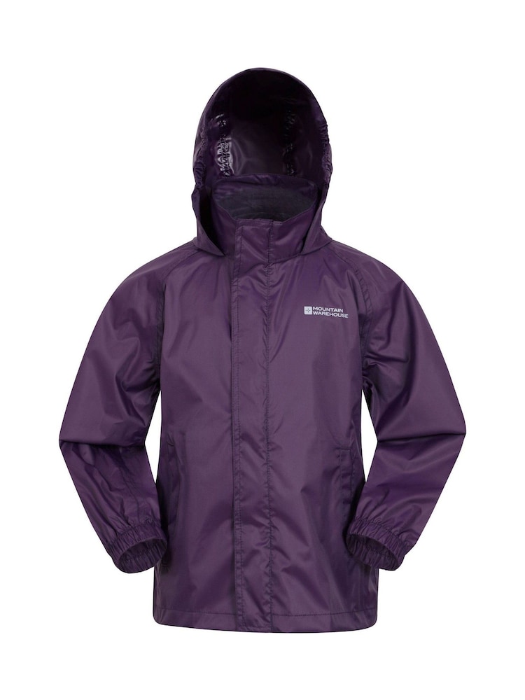 Mountain Warehouse Purple Kids Pakka II Waterproof Jacket - Image 1 of 5