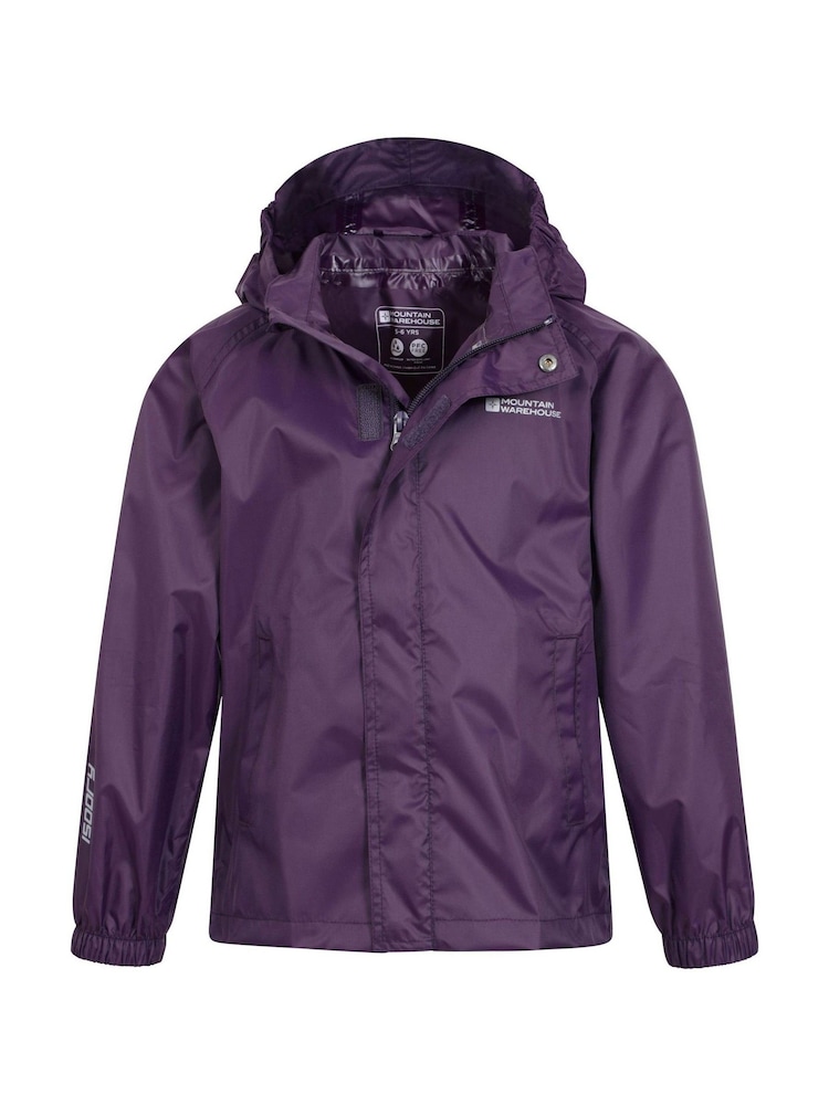 Mountain Warehouse Purple Kids Pakka II Waterproof Jacket - Image 5 of 5