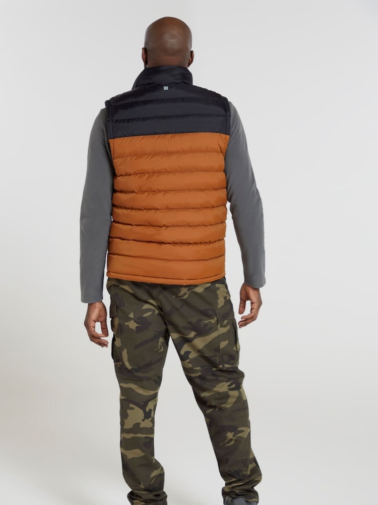 Mountain Warehouse Gold Seasons II Mens Water Resistant Padded Gilet - Image 4 of 5
