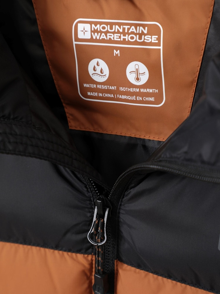 Mountain Warehouse Black/Gold Seasons Water Resistant Padded Gilet - Image 6 of 6 Mountain Warehouse Black/Gold Seasons Water Resistant Padded Gilet - Image 6 of 6