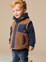 Brown Borg Gilet Jacket (3mths-7yrs) - Image 1 of 8