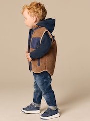Brown Borg Gilet Jacket (3mths-7yrs) - Image 3 of 8