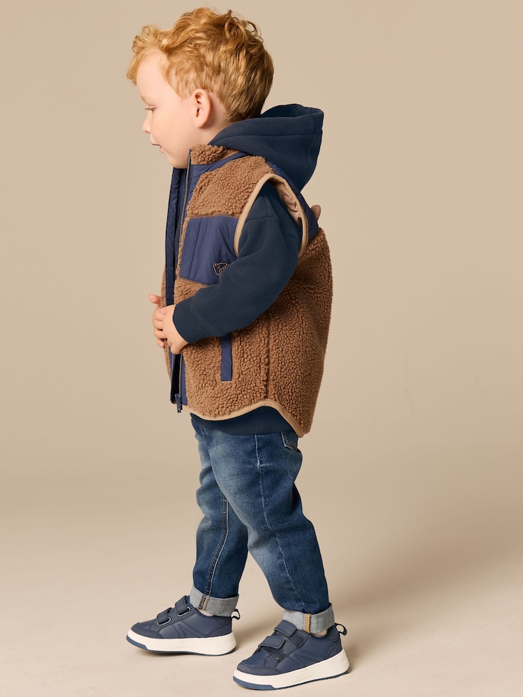 Brown Borg Gilet Jacket (3mths-7yrs) - Image 3 of 8