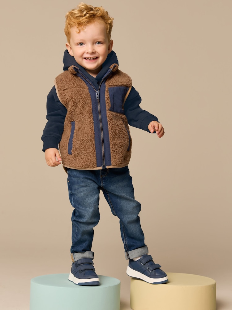 Brown Borg Gilet Jacket (3mths-7yrs) - Image 4 of 8