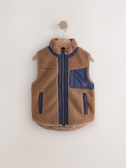 Brown Borg Gilet Jacket (3mths-7yrs) - Image 5 of 8
