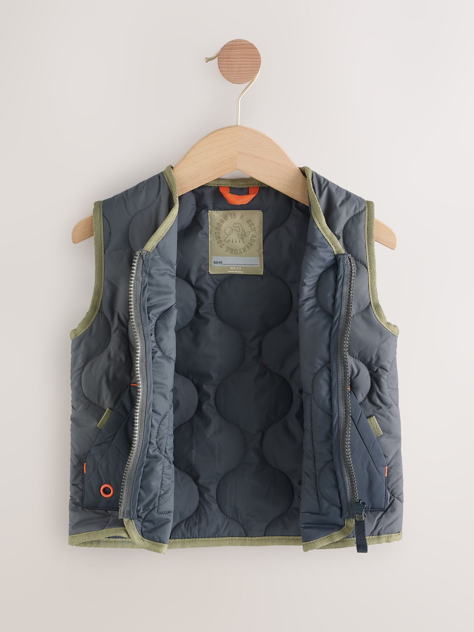 Buy Charcoal Grey Onion Quilt Gilet (3mths-7yrs) from Next USA