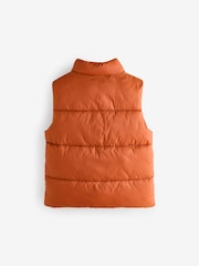 Rust Brown Padded Gilet (3mths-10yrs) - Image 4 of 7