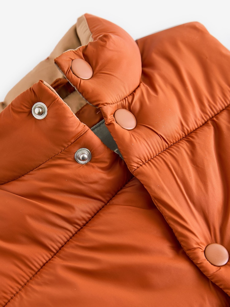 Rust Brown Padded Gilet (3mths-10yrs) - Image 6 of 7