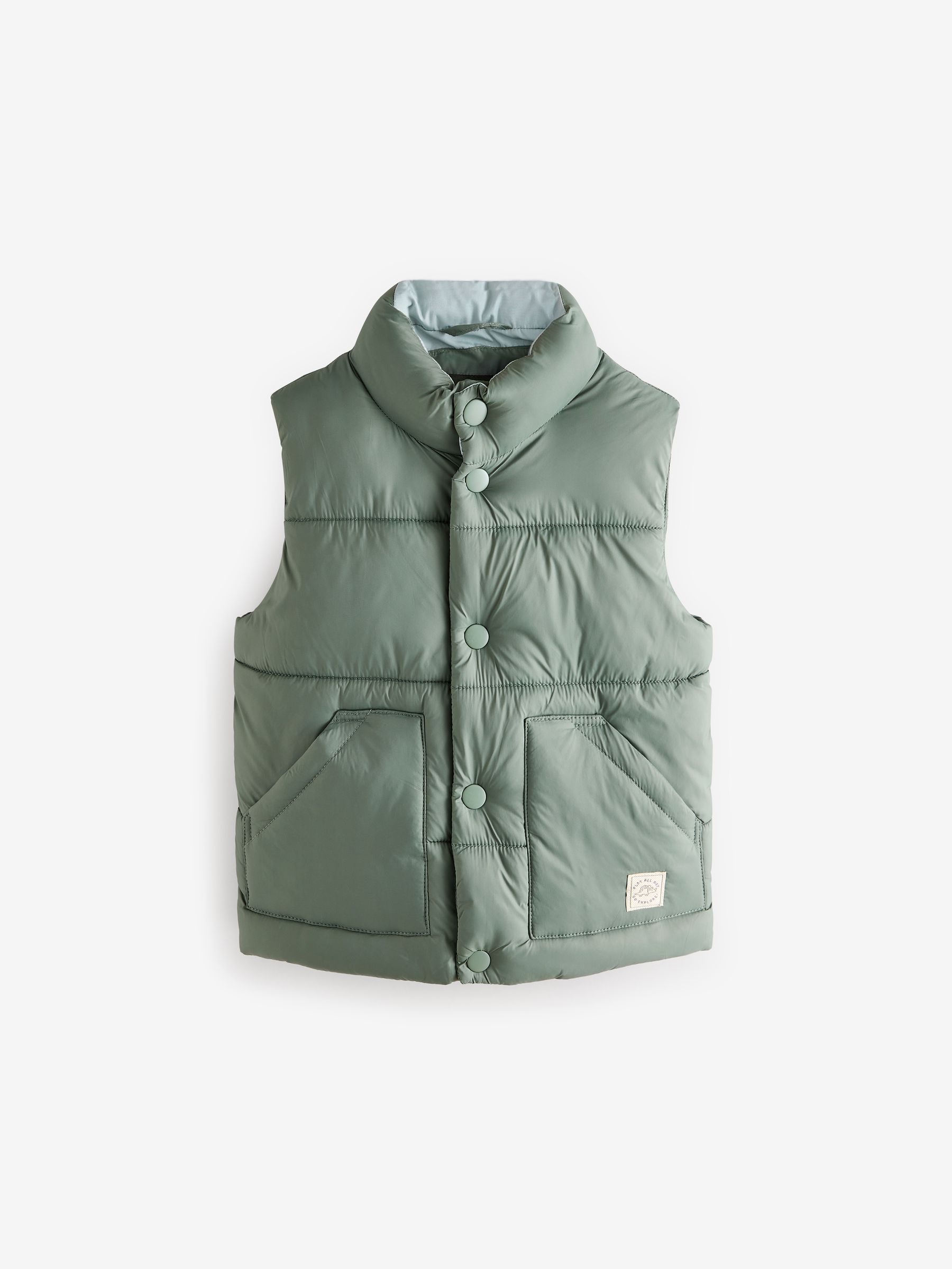 Buy Sage Green Padded Gilet (3mths-10yrs) from the Next UK online shop