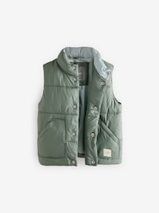 Sage Green Padded Gilet (3mths-10yrs) - Image 7 of 8