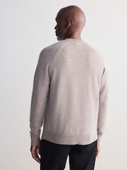 Neutral Crew Neck Regular Fit Signature 100% Merino Wool Midweight Jumper - Image 3 of 5