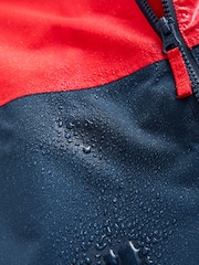 Red/Blue Colourblock Waterproof Fleece Lined Puddlesuit (3mths-7yrs) - Image 8 of 8