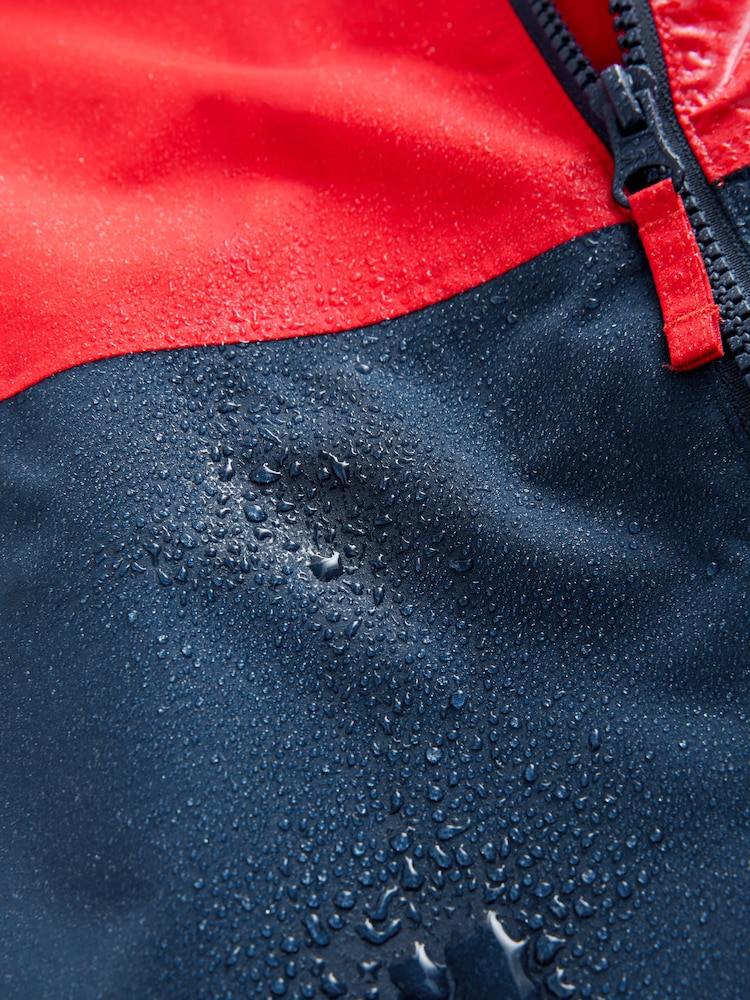 Rot/Blau Farbblockdesign - Wasserdichter Regenanzug mit Fleece-Futter (3 M.–7 J.) - Bild 8 von 8 Rot/Blau Farbblockdesign - Wasserdichter Regenanzug mit Fleece-Futter (3 M.–7 J.) - Bild 8 von 8