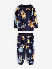 Navy Bluey Single Fleece Pyjamas (12mths-8yrs) - Image 5 of 9