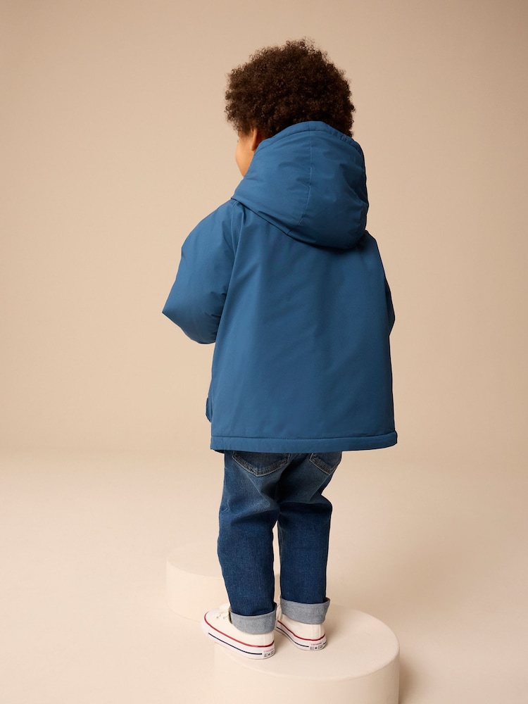 Blue Shower Resistant Coat (3mths-7yrs) - Image 3 of 12