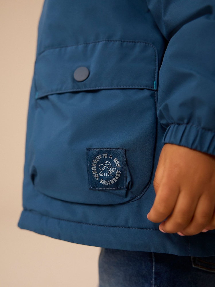 Blue Shower Resistant Coat (3mths-7yrs) - Image 5 of 12