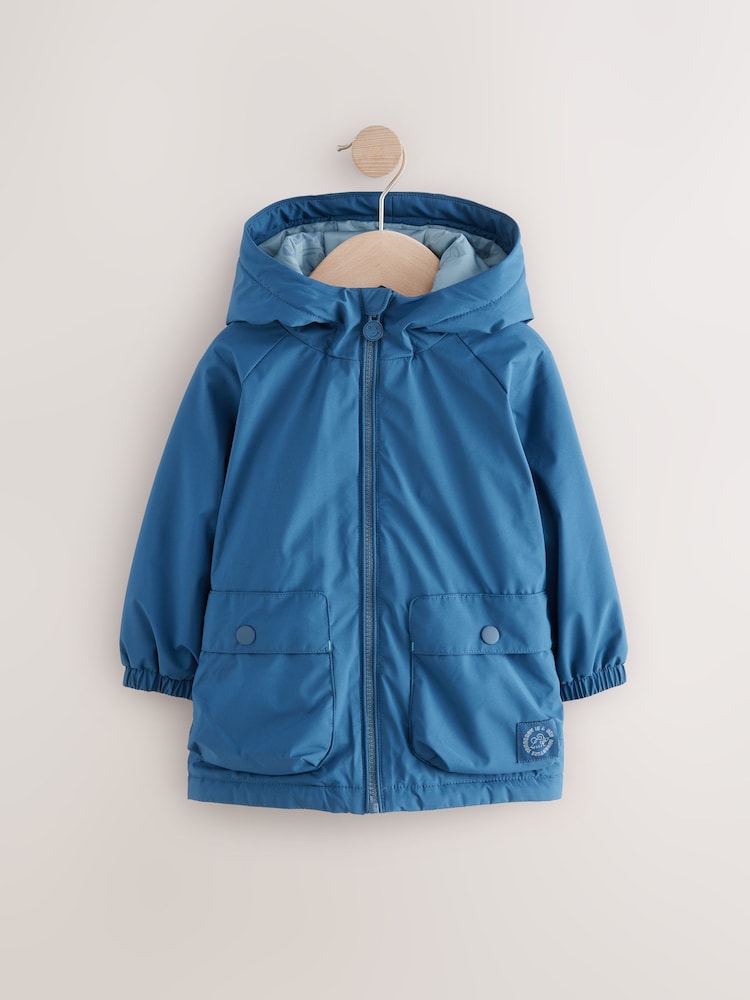 Blue Shower Resistant Coat (3mths-7yrs) - Image 6 of 12