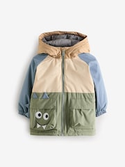 Blue/Neutral Shower Resistant Coat (3mths-7yrs) - Image 2 of 8