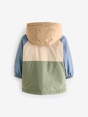 Blue/Neutral Shower Resistant Coat (3mths-7yrs) - Image 4 of 8