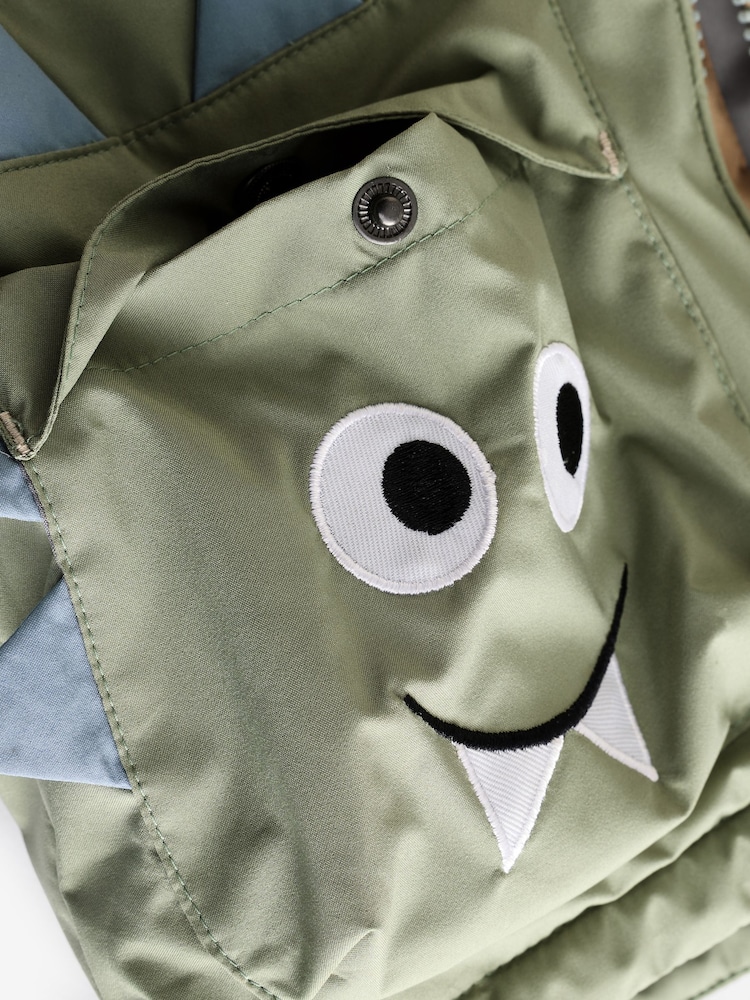 Blue/Neutral Shower Resistant Coat (3mths-7yrs) - Image 8 of 8
