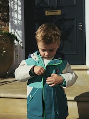 Mineral Green Fleece Lined Waterproof Coat (3mths-7yrs) - Image 2 of 10