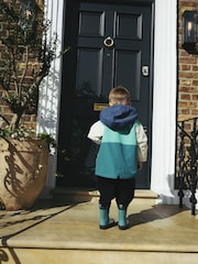 Mineral Green Fleece Lined Waterproof Coat (3mths-7yrs) - Image 5 of 10