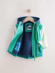 Mineral Green Fleece Lined Waterproof Coat (3mths-7yrs) - Image 6 of 10