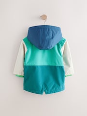 Mineral Green Fleece Lined Waterproof Coat (3mths-7yrs) - Image 7 of 10