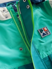 Mineral Green Fleece Lined Waterproof Coat (3mths-7yrs) - Image 8 of 10