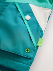 Mineral Green Fleece Lined Waterproof Coat (3mths-7yrs) - Image 9 of 10