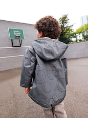 Black Fleece Lined Waterproof Coat (3mths-7yrs) - Image 3 of 12