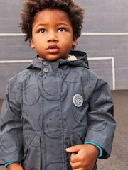 Black Fleece Lined Waterproof Coat (3mths-7yrs) - Image 4 of 12