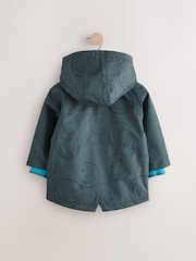 Black Fleece Lined Waterproof Coat (3mths-7yrs) - Image 8 of 12