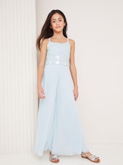 Lipsy Plissierter Jumpsuit mit Verzierungen für besondere Anlässe (5-16Jahre) - Bild 1 von 4