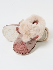 FatFace Hattie Light Brown Horse Mules - Image 1 of 2