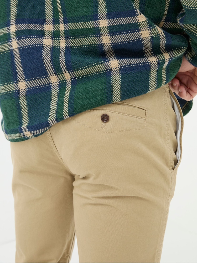 FatFace Stone Beige Modern Coastal Chinos - Image 4 of 5