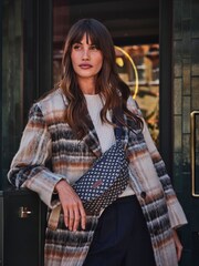 FatFace Brown Marin Wool Blend Coat - Image 5 of 6