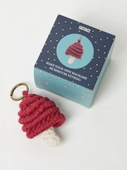 FatFace Red Make Your Own Toadstool Keyring Kit - Image 1 of 1