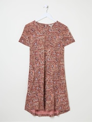FatFace Simone Pink Jersey Dress - Image 5 of 5