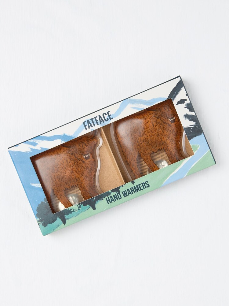 FatFace Multi Colour Highland Cow Hand Warmers - Image 1 of 2 FatFace Multi Colour Highland Cow Hand Warmers - Image 1 of 2