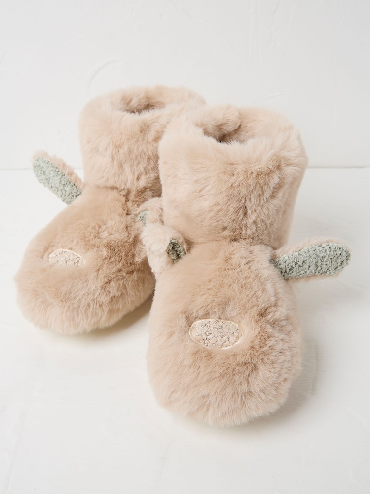 FatFace Beau Ivory Bunny Boots - Image 1 of 2 FatFace Beau Ivory Bunny Boots - Image 1 of 2