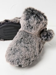FatFace Farah Oatmeal Faux Fur Boots - Image 2 of 2