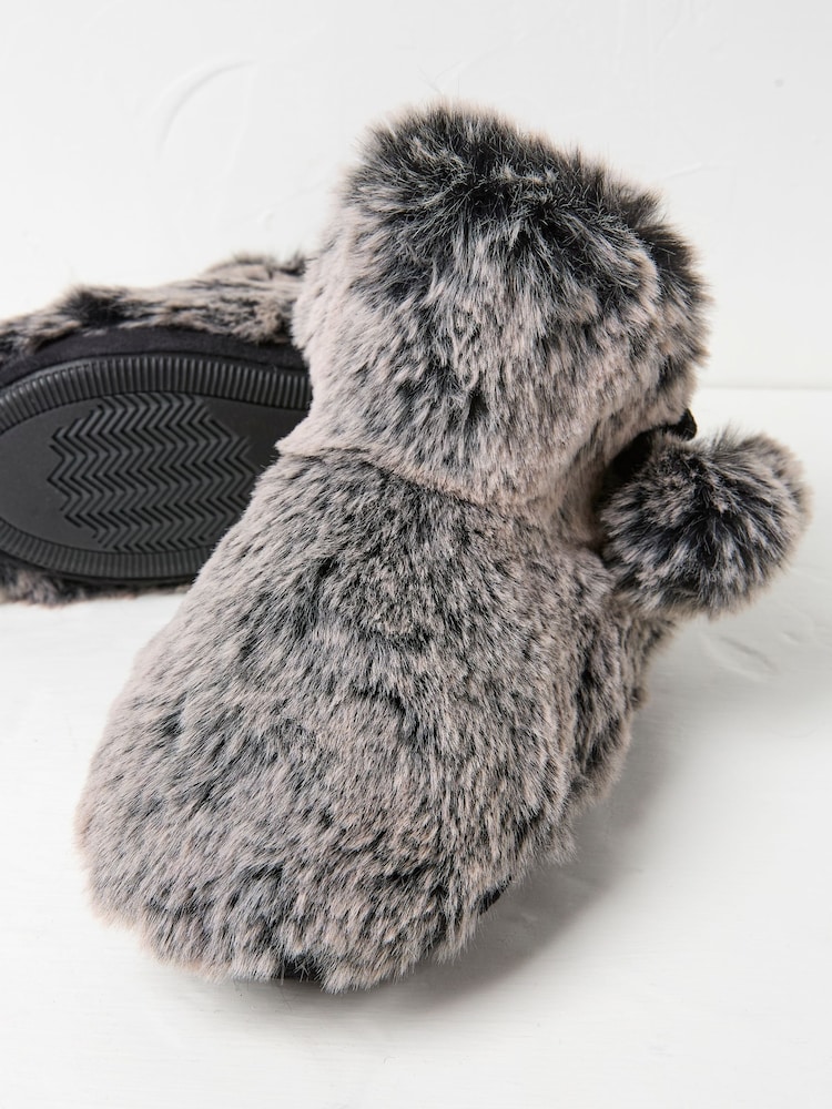 FatFace Farah Oatmeal Faux Fur Boots - Image 2 of 2 FatFace Farah Oatmeal Faux Fur Boots - Image 2 of 2