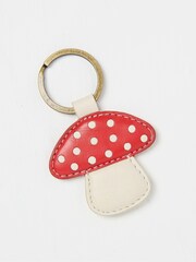 FatFace Red Toadstool Keyring - Image 1 of 2