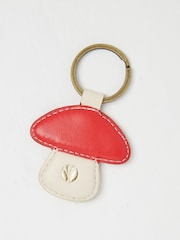 FatFace Red Toadstool Keyring - Image 2 of 2