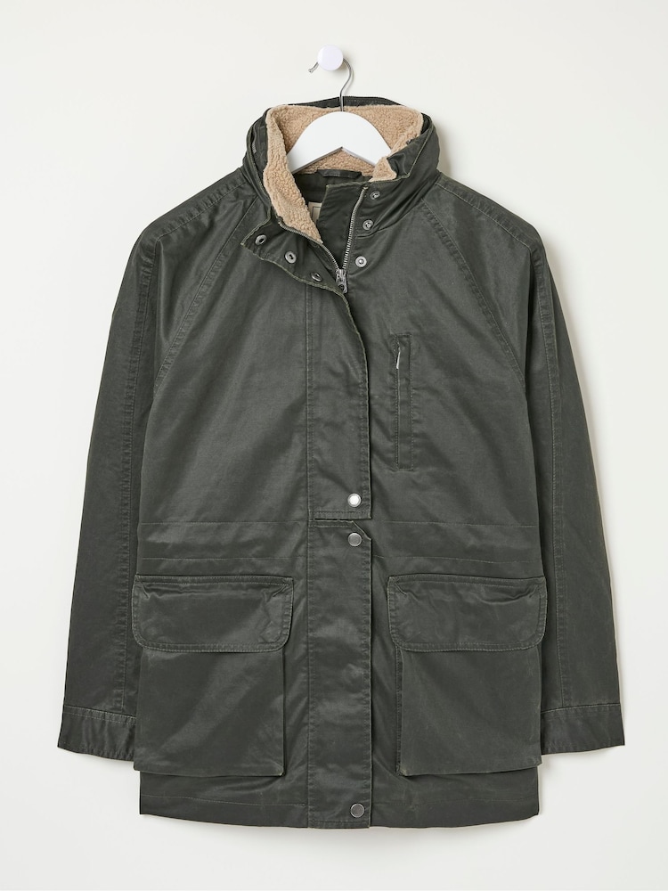 FatFace Green Suffolk Heritage Coat - Image 6 of 6
