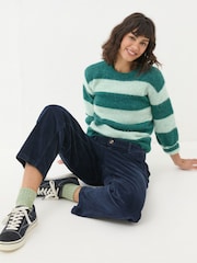 FatFace Navy Cinnamon Cord Trousers - Image 3 of 5