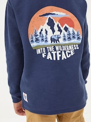FatFace Navy Blue T-Shirt - Image 4 of 4