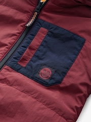 Burgundy Red Reversible Borg Jacket (3mths-7yrs) - Image 5 of 9