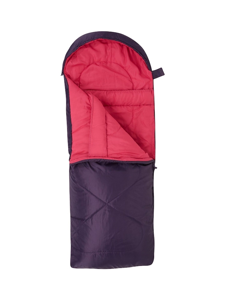 Mountain Warehouse Purple Summit Mini Summer Sleeping Bag - Image 2 of 2